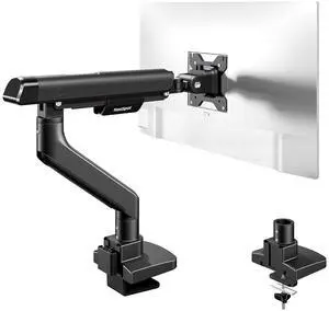 Monitor Arm, Premium Aluminum Monitor Desk Mount Fits Screen up to 35 Inches, Fully Adjustable Monitor Stand with C-Clamp & Grommet Base for Home Offfice, Holds 6.61 to 26.46 lbs, Black Monitor Arm, Premium Aluminum Monitor Desk Mount Fits Screen up to 35 Inches, Fully Adjustable Monitor Stand with C-Clamp & Grommet Base for Home Offfice, Holds 6.61 to 26.46 lbs, Black