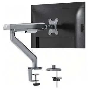 Single Monitor Arm, Premium Aluminum Monitor Desk Mount Fits Screen up to 35 Inches 19.84 lbs, Fully Adjustable Monitor Stand with C-Clamp & Grommet Base for Home Office, Gun Gray Single Monitor Arm, Premium Aluminum Monitor Desk Mount Fits Screen up to 35 Inches 19.84 lbs, Fully Adjustable Monitor Stand with C-Clamp & Grommet Base for Home Office, Gun Gray