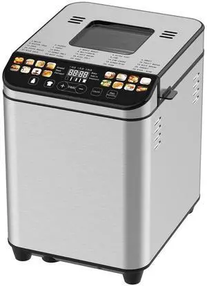 25-in-1 Bread Maker Machine, 2LB Automatic Bread Making, 3 Crust Colors & 3 Loaf Sizes, 15H Timer & 1H Keep Warm, Yogurt, Jam, Cake, Rice Wine 25-in-1 Bread Maker Machine, 2LB Automatic Bread Making, 3 Crust Colors & 3 Loaf Sizes, 15H Timer & 1H Keep Warm, Yogurt, Jam, Cake, Rice Wine