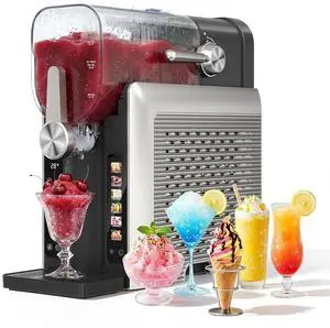 1.6L Slushie Machine & Soft Serve Ice Cream Maker with Rapid Freezing, Frozen Drink Machine, Slushie Maker, Margarita Machine for Home 1.6L Slushie Machine & Soft Serve Ice Cream Maker with Rapid Freezing, Frozen Drink Machine, Slushie Maker, Margarita Machine for Home