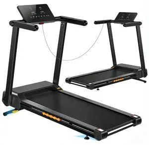 Folding Treadmill, 3.0 HP Foldable Treadmill for Home Office, Walking Running Treadmill with LED Display for Exercise Folding Treadmill, 3.0 HP Foldable Treadmill for Home Office, Walking Running Treadmill with LED Display for Exercise