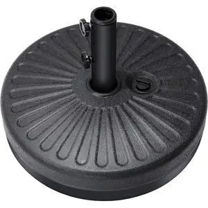 80lbs Patio Umbrella Base, Heavy Duty Base for Outdoor Market Umbrella, Fillable Weights with High-Density HDPE Material, Black 80lbs Patio Umbrella Base, Heavy Duty Base for Outdoor Market Umbrella, Fillable Weights with High-Density HDPE Material, Black