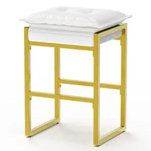 Bar Stools, Counter Height Bar Stools, Faux Leather Stitched Bar Stools, Modern Counter Stools for Kitchen Bar Dining Room, Beige Bar Stools, Counter Height Bar Stools, Faux Leather Stitched Bar Stools, Modern Counter Stools for Kitchen Bar Dining Room, Beige