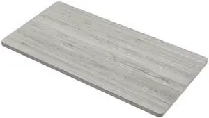Universal Tabletop 55"x28"x1" Thickness One-Piece Table Top Rectangular Particle Board for Standing Desk and Home Office Desk Countertop DIY,White Wood Top Universal Tabletop 55"x28"x1" Thickness One-Piece Table Top Rectangular Particle Board for Standing Desk and Home Office Desk Countertop DIY,White Wood Top