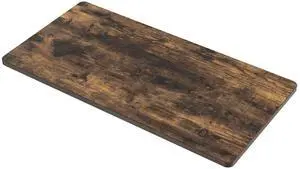 Universal Tabletop 55"x28"x1" Thickness One-Piece Table Top Rectangular Particle Board for Standing Desk and Home Office Countertop DIY,Rustic Brown Desk Top Universal Tabletop 55"x28"x1" Thickness One-Piece Table Top Rectangular Particle Board for Standing Desk and Home Office Countertop DIY,Rustic Brown Desk Top