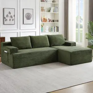 95.8" L-Shaped Sectional Couches for Living Room, Cloud Boneless Couch with Deep Seat High Back, Memory Foam Couch for Living Room, Apartment, No Assembly Required 95.8" L-Shaped Sectional Couches for Living Room, Cloud Boneless Couch with Deep Seat High Back, Memory Foam Couch for Living Room, Apartment, No Assembly Required