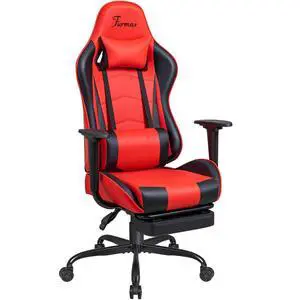 Office Chair Leather Desk Gaming Chair, High Back Ergonomic Adjustable Racing Chair,Task Swivel Executive Computer Chair Headrest and Lumbar Support (Red) Office Chair Leather Desk Gaming Chair, High Back Ergonomic Adjustable Racing Chair,Task Swivel Executive Computer Chair Headrest and Lumbar Support (Red)