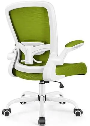 Office Chair, Ergonomic Desk Chair Breathable Mesh Chairs Adjustable High Back Lumbar Support Flip-up Armrests, Executive Rolling Swivel Comfy Computer Chairs Home Office Olive Green Office Chair, Ergonomic Desk Chair Breathable Mesh Chairs Adjustable High Back Lumbar Support Flip-up Armrests, Executive Rolling Swivel Comfy Computer Chairs Home Office Olive Green