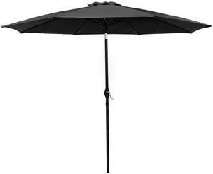 9 FT Patio Umbrella Outdoor Market Table Umbrella with Push Button Tilt, 8 Sturdy Ribs 9 FT Patio Umbrella Outdoor Market Table Umbrella with Push Button Tilt, 8 Sturdy Ribs