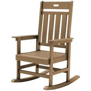 Outdoor Rocking Chair, Weather Resistant Patio Rocker with High Back and Wide Armrests, Heavy Duty 350 lbs Capacity, Smooth Gliding for Porch Backyard Garden, Low Maintenance Outdoor Rocking Chair, Weather Resistant Patio Rocker with High Back and Wide Armrests, Heavy Duty 350 lbs Capacity, Smooth Gliding for Porch Backyard Garden, Low Maintenance