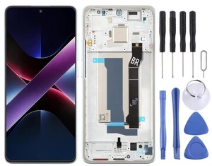 Cell Phone Replacement for Xiaomi Poco X7 Pro AMOLED LCD Screen Digitizer Full Assembly with Frame Spare Parts Cell Phone Replacement for Xiaomi Poco X7 Pro AMOLED LCD Screen Digitizer Full Assembly with Frame Spare Parts