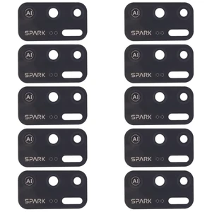 for Tecno Spark 5 Air KD6a 10pcs Back Camera Lens Phone Spare Parts for Tecno Spark 5 Air KD6a 10pcs Back Camera Lens Phone Spare Parts