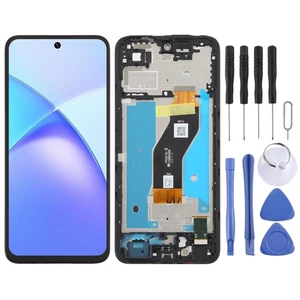 Cell Phone Replacement for Infinix Smart 10 X6725 LCD Screen Digitizer Full Assembly with Frame Spare Parts Cell Phone Replacement for Infinix Smart 10 X6725 LCD Screen Digitizer Full Assembly with Frame Spare Parts
