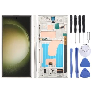 Cell Phone Replacement for Galaxy S23 Ultra SM-S918B 6.72 inch TFT LCD Screen Digitizer Full Assembly with Frame, Not Supporting Fingerprint Identification Spare Parts Cell Phone Replacement for Galaxy S23 Ultra SM-S918B 6.72 inch TFT LCD Screen Digitizer Full Assembly with Frame, Not Supporting Fingerprint Identification Spare Parts