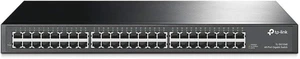 48 Port Gigabit Ethernet Switch | Plug and Play | Sturdy Metal w/ Shielded Ports | Rackmount | Fanless | Traffic Optimization | Unmanaged (TL-SG1048) , Black 48 Port Gigabit Ethernet Switch | Plug and Play | Sturdy Metal w/ Shielded Ports | Rackmount | Fanless | Traffic Optimization | Unmanaged (TL-SG1048) , Black
