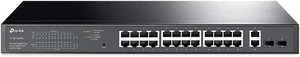 TL-SG1428PE, 24 Port Gigabit Easy Smart Managed PoE+ Switch,24 PoE+ Ports 250W, 2 SFP Slots, Auto Recovery, QoS, VLAN, IGMP, LAG TL-SG1428PE, 24 Port Gigabit Easy Smart Managed PoE+ Switch,24 PoE+ Ports 250W, 2 SFP Slots, Auto Recovery, QoS, VLAN, IGMP, LAG