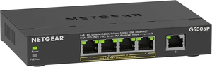 5-Port PoE Gigabit Ethernet Unmanaged Essentials Switch (GS305P),1 x 1G and 4 x 1G PoE+ Ports @ 63W, Desktop or Wall Mount 5-Port PoE Gigabit Ethernet Unmanaged Essentials Switch (GS305P),1 x 1G and 4 x 1G PoE+ Ports @ 63W, Desktop or Wall Mount