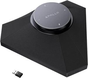 Conference Speaker and Microphone for Large Meeting Rooms Up to 20 People,Daisy Chain Mics(Not included), 360° Voice Pickup, AI Noise Reduction, 10W Speakerphone, USB/Bluetooth, Works with Zoom Conference Speaker and Microphone for Large Meeting Rooms Up to 20 People,Daisy Chain Mics(Not included), 360° Voice Pickup, AI Noise Reduction, 10W Speakerphone, USB/Bluetooth, Works with Zoom