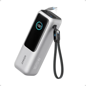 Laptop Power Bank, 25,000mAh Travel Essential with 165W Total Output,3 USB-C Ports with 100W Max Each, Built-In Retractable Cables, Flight-Ready, for iPhone 17 Series, MacBook, and More Laptop Power Bank, 25,000mAh Travel Essential with 165W Total Output,3 USB-C Ports with 100W Max Each, Built-In Retractable Cables, Flight-Ready, for iPhone 17 Series, MacBook, and More