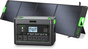 2400W Portable Power Station with 200W Foldable Solar Panel,For Home Use Outdoor Camping Generator Kit 2400W Portable Power Station with 200W Foldable Solar Panel,For Home Use Outdoor Camping Generator Kit