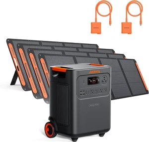 HomePower 3600 Plus and 4x200W Panels & 2X Connector, 3584Wh,3600W AC Output, LFP Battery, Expandable to 21kWh, Solar Generator, Essential Home Backup HomePower 3600 Plus and 4x200W Panels & 2X Connector, 3584Wh,3600W AC Output, LFP Battery, Expandable to 21kWh, Solar Generator, Essential Home Backup