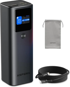 Laptop Power Bank, 27,600mAh 162.5W PD3.1 Charging Aluminum Unibody,TFT Portable Charger Power Bank, 99.36Wh Battery Bank for MacBook Pro/Air/iPhone 17/iPad/S26 Ultra/Dell/HP (Flight-Approved) Laptop Power Bank, 27,600mAh 162.5W PD3.1 Charging Aluminum Unibody,TFT Portable Charger Power Bank, 99.36Wh Battery Bank for MacBook Pro/Air/iPhone 17/iPad/S26 Ultra/Dell/HP (Flight-Approved)