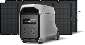 3072Wh DELTA 3 Ultra Plus Power Station with 2X400W Solar Panels,Portable Power Station with 3600W (7200W Surge) Output, Expandable to 11kWh, Solar Generator for Home Use, Camping, RV 3072Wh DELTA 3 Ultra Plus Power Station with 2X400W Solar Panels,Portable Power Station with 3600W (7200W Surge) Output, Expandable to 11kWh, Solar Generator for Home Use, Camping, RV