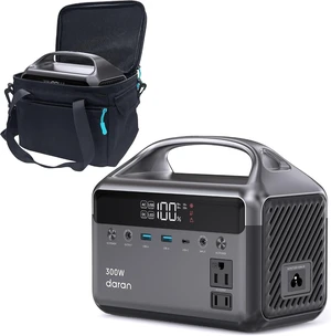 Portable Power Station 300W (600W Surge), 192Wh LiFePO4 Battery Solar Generator with Carry Bag & 2 AC Outlets, Power Bank Fast Charging AC DC USB Ports for Laptop, Camping, Home Ues, Emergency Portable Power Station 300W (600W Surge), 192Wh LiFePO4 Battery Solar Generator with Carry Bag & 2 AC Outlets, Power Bank Fast Charging AC DC USB Ports for Laptop, Camping, Home Ues, Emergency