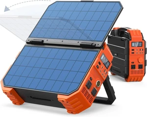 1600W Solar Generator, 1024Wh Power Station with Built-In 40W Panel,LiFePO4 battery, 3200W peak output, 100W USB-C, portable generator for emergency home backup, camping, RVs and power outages 1600W Solar Generator, 1024Wh Power Station with Built-In 40W Panel,LiFePO4 battery, 3200W peak output, 100W USB-C, portable generator for emergency home backup, camping, RVs and power outages