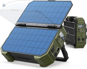 1600W Solar Generator, 1024Wh Power Station with Built-In 40W Panel,LiFePO4 battery, 3200W peak output, 100W USB-C, portable generator for emergency home backup, camping, RVs and power outages 1600W Solar Generator, 1024Wh Power Station with Built-In 40W Panel,LiFePO4 battery, 3200W peak output, 100W USB-C, portable generator for emergency home backup, camping, RVs and power outages