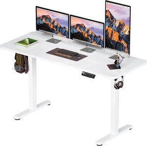 Electric Standing Desk 60 x 24 Inch Computer Desk-Gaming Desk White Home Office Desks Height Adjustable Memory Stand Up Computer Workstation Electric Standing Desk 60 x 24 Inch Computer Desk-Gaming Desk White Home Office Desks Height Adjustable Memory Stand Up Computer Workstation