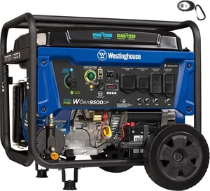 12500 Watt Dual Fuel Home Backup Portable Generator, Remote Electric Start, Transfer Switch Ready, Gas and Propane Powered 12500 Watt Dual Fuel Home Backup Portable Generator, Remote Electric Start, Transfer Switch Ready, Gas and Propane Powered