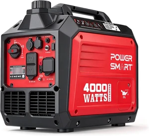 4000 Watt Portable Inverter Generator for Home Use,Super Quiet <59dBA, 8H Long Runtime, Parallel Ready, Eco Mode, <3% THD Clean Power