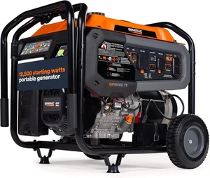 12,500 Starting Watt Tri-Fuel Portable Generator, Electric Start,Gas, Propane, Or Natural Gas Fuel Options, COsense CO Detection, 9.5 Hour Runtime, Emergency Home Backup, 49 State Compliant 12,500 Starting Watt Tri-Fuel Portable Generator, Electric Start,Gas, Propane, Or Natural Gas Fuel Options, COsense CO Detection, 9.5 Hour Runtime, Emergency Home Backup, 49 State Compliant