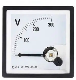CP-96 AC Voltmeter Voltage Meter Analog Panel Mechanical Voltmeter Gauge Pointer 300V CP-96 AC Voltmeter Voltage Meter Analog Panel Mechanical Voltmeter Gauge Pointer 300V