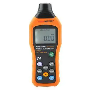 PM6208B Digital Tachometer Digital Non-Contact Tachometer RPM Speed Meter Revolution Meter Speed Measuring Instrument PM6208B Digital Tachometer Digital Non-Contact Tachometer RPM Speed Meter Revolution Meter Speed Measuring Instrument
