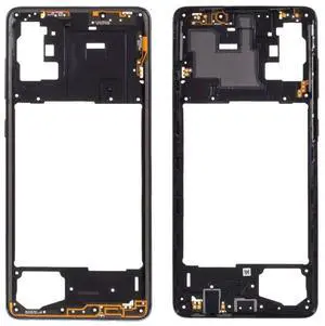 New Middle Plate Frame Repair Part (Plastic) for Samsung Galaxy A71 SM-A715 A715 (Black) New Middle Plate Frame Repair Part (Plastic) for Samsung Galaxy A71 SM-A715 A715 (Black)