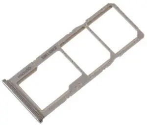 Dual SIM Tray Micro SD Card Tray Holder Slot Replacement for Samsung Galaxy A50 A505 / A30 A305 (Silver) Dual SIM Tray Micro SD Card Tray Holder Slot Replacement for Samsung Galaxy A50 A505 / A30 A305 (Silver)