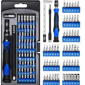 Electronics Precision Screwdriver Set: 61 in 1 Small Magnetic Repair Tool Kit Mini Screw Driver with Case for Computer, Laptop, PC, iPhone, Xbox, PS4/5, Controller, Gamer Tech Gifts for Men Electronics Precision Screwdriver Set: 61 in 1 Small Magnetic Repair Tool Kit Mini Screw Driver with Case for Computer, Laptop, PC, iPhone, Xbox, PS4/5, Controller, Gamer Tech Gifts for Men
