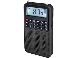 Portable FM AM Radio with Bluetooth, Recording, TF Card Support, Stable Signal Reception, LED Emergency Light, Home and Outdoor Use Compact Design (Black) Portable FM AM Radio with Bluetooth, Recording, TF Card Support, Stable Signal Reception, LED Emergency Light, Home and Outdoor Use Compact Design (Black)