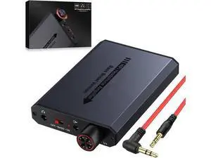 3.5mm Headphone Amplifier with Bass Boost Portable HiFi Headphone Amplifier, 16-150 Ohm, Aluminum Brushed Finish for Mac, Mobile Phone, iPad, MP3, MP4 Computer 3.5mm Headphone Amplifier with Bass Boost Portable HiFi Headphone Amplifier, 16-150 Ohm, Aluminum Brushed Finish for Mac, Mobile Phone, iPad, MP3, MP4 Computer