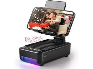 Men's gift, a mobile phone stand with Bluetooth speaker and LED color-changing light, exclusive gift for women, for dad and husband, cool tech wireless speaker, men's birthday gift, ideal gift Men's gift, a mobile phone stand with Bluetooth speaker and LED color-changing light, exclusive gift for women, for dad and husband, cool tech wireless speaker, men's birthday gift, ideal gift