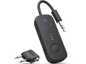 Airplane Bluetooth 5.3 Adapter with Qualcomm aptX Adaptive, Supports 2 AirPods or Headphones, 20 Hours of Playback Time, 3.5mm AUX Wireless Audio Transmitter for Travel Flights, Airlines, Gyms Airplane Bluetooth 5.3 Adapter with Qualcomm aptX Adaptive, Supports 2 AirPods or Headphones, 20 Hours of Playback Time, 3.5mm AUX Wireless Audio Transmitter for Travel Flights, Airlines, Gyms