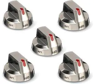 DG64-00473A Stove Knobs, Oven Knobs, Gas Burner Control Knobs Compatible with Samsung Stove Tops (Replacement Parts for NX58H5600SS, NX58H5650WS, NX58M6850SS, NX58F5700WS, NX58J7750SS) 5-Piece Set DG64-00473A Stove Knobs, Oven Knobs, Gas Burner Control Knobs Compatible with Samsung Stove Tops (Replacement Parts for NX58H5600SS, NX58H5650WS, NX58M6850SS, NX58F5700WS, NX58J7750SS) 5-Piece Set