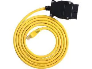 Enet OBD2 Cable for BMW F-Series Coding, OBD ENET Cable RJ45 Compatible E-SYS ICOM ISTA+ Bootmod3 Bimmercode, 6.6 ft/2 m Enet OBD2 Cable for BMW F-Series Coding, OBD ENET Cable RJ45 Compatible E-SYS ICOM ISTA+ Bootmod3 Bimmercode, 6.6 ft/2 m