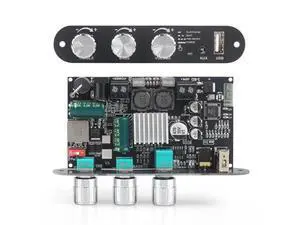 ZK-1001U Mono Amplifier Board with TWS, 100W Power Output, Car Amplifier Wide Voltage Input 9-24V, Support USB/AUX/Bluetooth, Black ZK-1001U Mono Amplifier Board with TWS, 100W Power Output, Car Amplifier Wide Voltage Input 9-24V, Support USB/AUX/Bluetooth, Black