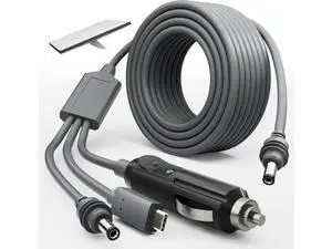 32.8ft Mini 3-in-1 DC Power Cord, 100W+ USB C 12-24V Cigarette Lighter Plug and DC Male Power Cord for Mini, Plug and Play Mini Accessories 10M 32.8ft Mini 3-in-1 DC Power Cord, 100W+ USB C 12-24V Cigarette Lighter Plug and DC Male Power Cord for Mini, Plug and Play Mini Accessories 10M