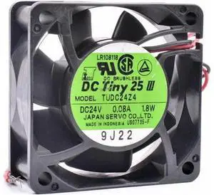 SERVO TUDC24Z4 6cm 6025 60x60x25mm DC24V 1.8W inverter silent cooling fan SERVO TUDC24Z4 6cm 6025 60x60x25mm DC24V 1.8W inverter silent cooling fan