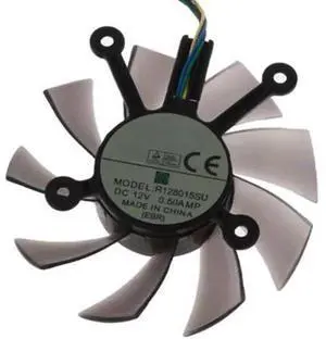 Graphics Card Cooling Fans Suitable forASUS R9 250X GTX 460 550 550TI 650 750 HD 6850 7770 7850 EAH 5830 8600 9800 Series Desktop R128015BU 75mm 12V 0.5A 4Pin Video Card Cooler Fans GPU Fan Graphics Card Cooling Fans Suitable forASUS R9 250X GTX 460 550 550TI 650 750 HD 6850 7770 7850 EAH 5830 8600 9800 Series Desktop R128015BU 75mm 12V 0.5A 4Pin Video Card Cooler Fans GPU Fan
