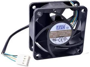 COOLING REVO DS06025B12U 12V 0.70A 60mm 60x60x25mm fan Computer CPU 4 wire 4pin double ball bearing large air volume cooling fan COOLING REVO DS06025B12U 12V 0.70A 60mm 60x60x25mm fan Computer CPU 4 wire 4pin double ball bearing large air volume cooling fan